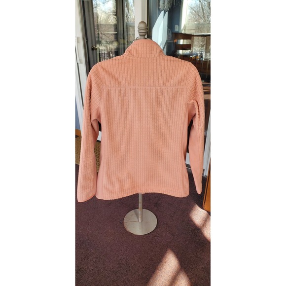 LLBean Medium Pink Mauve Mountain Classic Windproof Fleece Jacket EUC - Picture 6 of 6